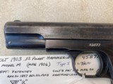 Colt 1903 Pocket Hammerless 32 acp NICE Type 1 - 9 of 12