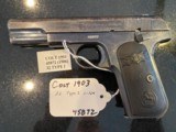 Colt 1903 Pocket Hammerless 32 acp NICE Type 1 - 5 of 12