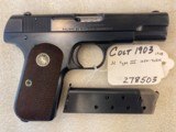 Colt 1903 Pocket Hammerless
32acp Type 3 in great shape - 4 of 11