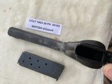 COLT Model 1903 Pocket Hammer 38 auto British marked - 13 of 13