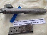 COLT Model 1900 38 auto BRITISH Shipped mfg'd 1902 - 10 of 12