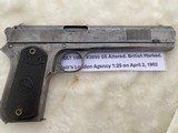 COLT Model 1900 38 auto BRITISH Shipped mfg'd 1902 - 12 of 12