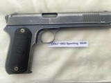 COLT 1902 38 acp auto rare and NICE Original Sporting model - 2 of 15