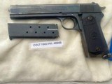COLT 1902 MILITARY 38 acp auto Original Very Nice - 2 of 14