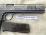 COLT 1902 SPORTING 38 acp auto matching - 10 of 15