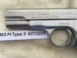 COLT 1903 Pocket Hammerless Type 3 Model M Nickel Matching - 5 of 15
