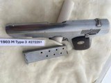 COLT 1903 Pocket Hammerless Type 3 Model M Nickel Matching - 13 of 15