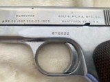 COLT 1903 Pocket Hammerless Type 3 Model M Nickel Matching - 4 of 15