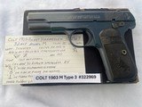 Colt 1903 Model M 32 acp Type lll w/ box - 2 of 12