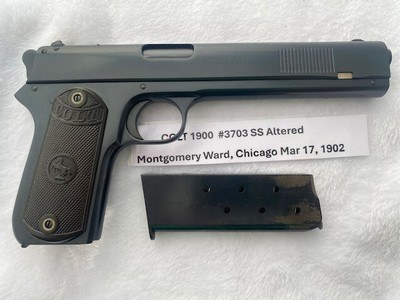 COLT 1900 38 auto sn# 3703 Matching with Letter