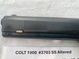 COLT 1900 38 auto sn# 3703 Matching with Letter - 5 of 11