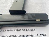 COLT 1900 38 auto sn# 3703 Matching with Letter - 8 of 11