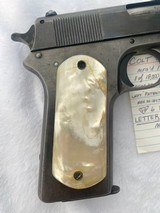 Colt 1902 Military Mexican shipped Pearl Grips with Colt Archive Letter - 8 of 13