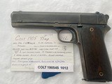 COLT 1905 45 acp with Letter - 12 of 14
