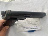 COLT 1905 45 acp with Letter - 8 of 14