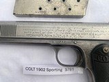 COLT 1902 SPORTING 38 auto from 1903 - 6 of 12 COLT 1902 SPORTING 38 auto from 1903 - 6 of 12