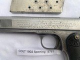 COLT 1902 SPORTING 38 auto from 1903 - 5 of 12 COLT 1902 SPORTING 38 auto from 1903 - 5 of 12