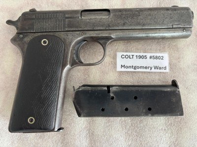 COLT 1905 45 acp. RarePre 1911