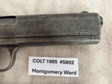 COLT 1905 45 acp. RarePre 1911 - 6 of 13