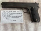 COLT 1902 Sporting pistol 38 acp # 6687 - 14 of 14