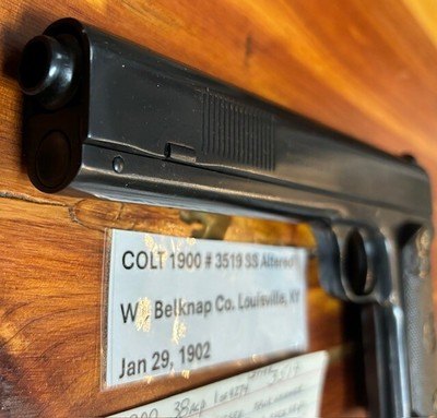 COLT 1900 38 automatic pistol mfg 1902 - Image 6 of 14