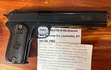 COLT 1900 38 automatic pistol mfg 1902 - Image 2 of 14