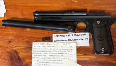 COLT 1900 38 automatic pistol mfg 1902 - Image 12 of 14