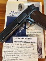 COLT 1905 45 auto pre 1911 NICE - Image 4 of 12
