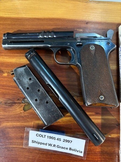 COLT 1905 45 auto pre 1911 NICE - Image 7 of 12