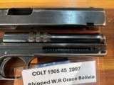 COLT 1905 45 auto pre 1911 NICE - Image 6 of 12