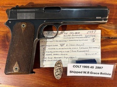 COLT 1905 45 auto pre 1911 NICE - Image 2 of 12