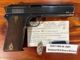 COLT 1905 45 auto pre 1911 NICE - Image 2 of 12