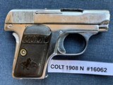 COLT 1908 Model N Nickel Vest Pocket 25 early - Image 4 of 9