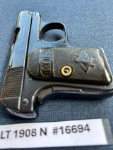 COLT Model N 1908 25 Vest Pocket - Image 9 of 11