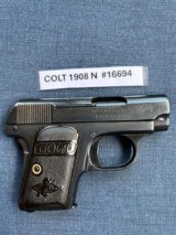 COLT Model N 1908 25 Vest Pocket - Image 7 of 11