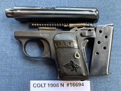 COLT Model N 1908 25 Vest Pocket - Image 5 of 11
