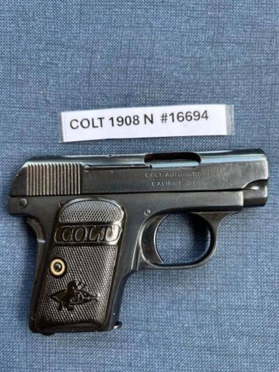 COLT Model N 1908 25 Vest Pocket - Image 7 of 11