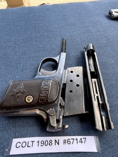 COLT 1908 Model N Vest Pocket nice - Image 11 of 12