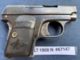 COLT 1908 Model N Vest Pocket nice - Image 6 of 12