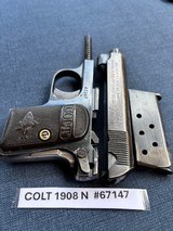 COLT 1908 Model N Vest Pocket nice - Image 5 of 12