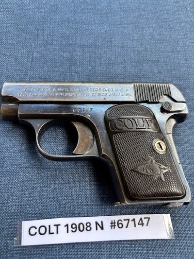 COLT 1908 Model N Vest Pocket nice - Image 2 of 12