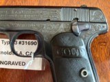 ENGRAVED COLT 1908 380 Model M Pocket Hammerless - Image 15 of 15