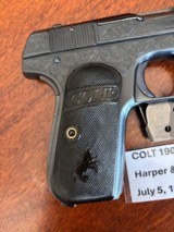 ENGRAVED COLT 1908 380 Model M Pocket Hammerless - Image 7 of 15