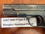 COLT 1908 SHANGHAI 380acp Model M - 3 of 15