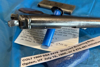 COLT 1900 First Year. Early serial number. Shipped to Browning - Image 10 of 13