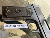 COLT 1902 Military 38 auto Special Order - Image 8 of 14