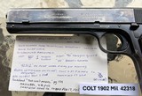 COLT 1902 Military 38 auto Special Order - Image 3 of 14