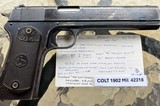 COLT 1902 Military 38 auto Special Order - Image 5 of 14