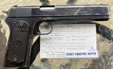 COLT 1902 Military 38 auto Special Order - Image 1 of 14