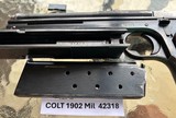 COLT 1902 Military 38 auto Special Order - Image 11 of 14